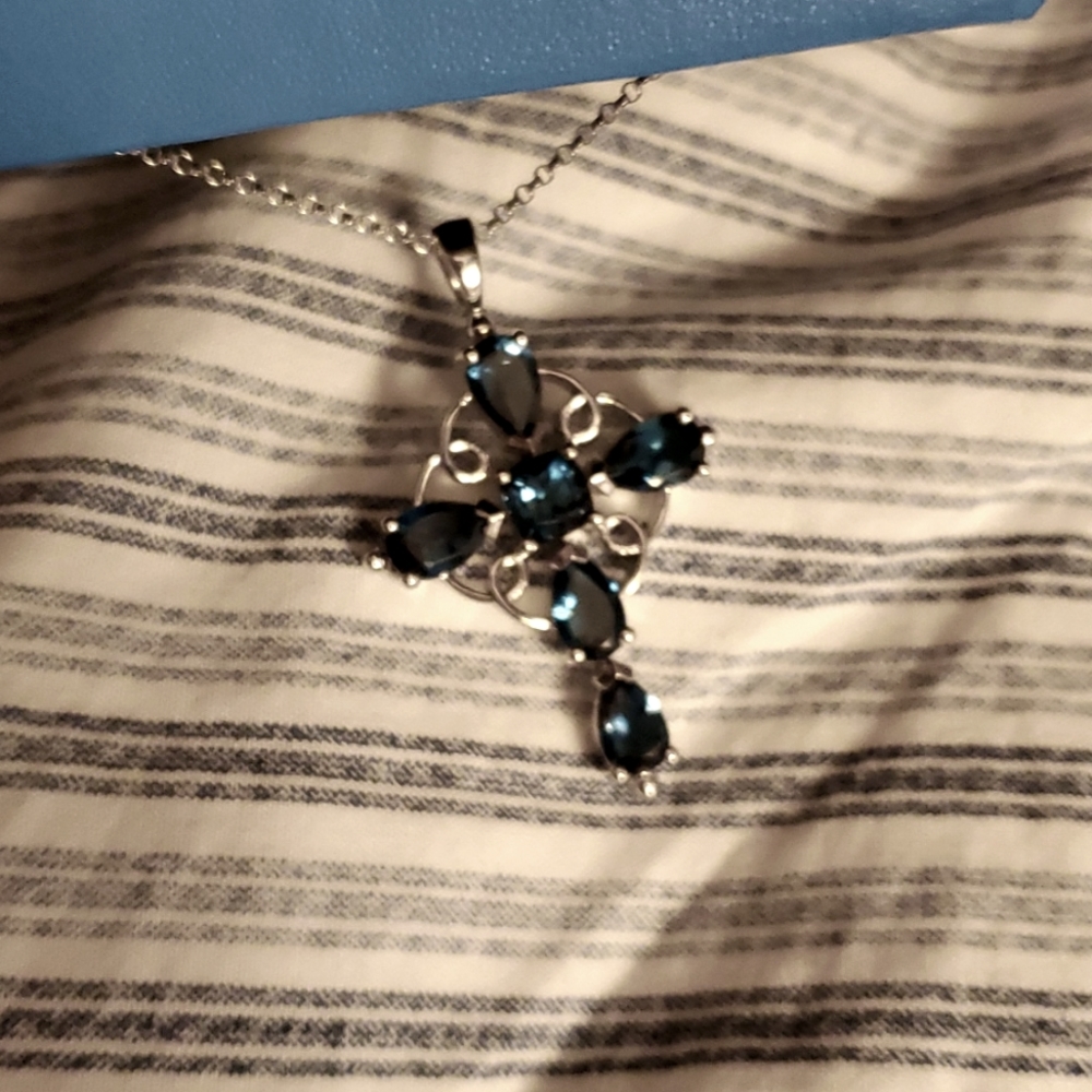 Blue Diamond necklace
